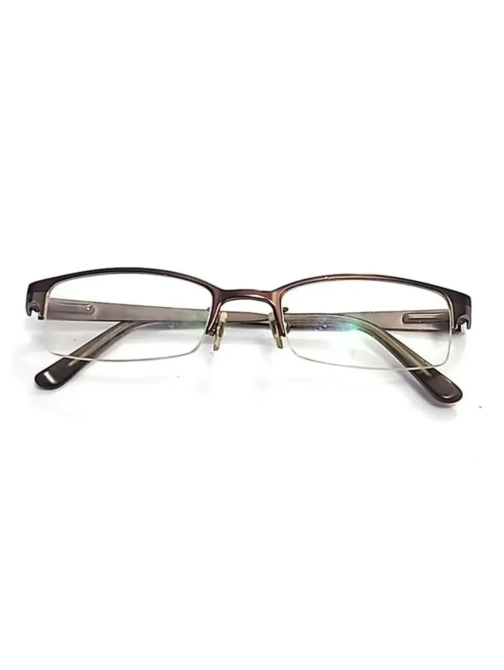 Michael Kors MK127 Brown Metal Rectangle Eyeglasses Frames 49-19 135
